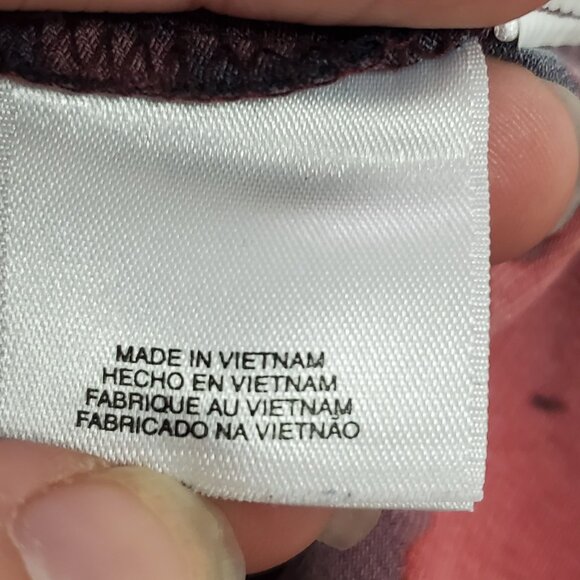 Anne Klein Womens Artsy Abstract Dark Floral Stretch Wrap Dress Size 10 Career - Picture 6 of 12